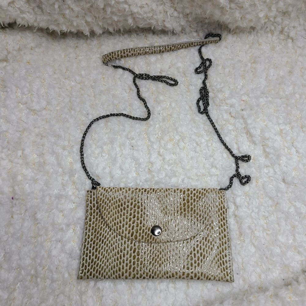 Sorial  New York Soft Snakeskin Embossed Leather Micro Mini‎ Crossbody